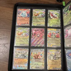 Pokemon Card Binder Collection Lot Miraidon ex, Garchomp ex, V And Ex + More - Image 6