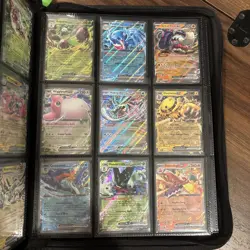Pokemon Card Binder Collection Lot Miraidon ex, Garchomp ex, V And Ex + More - Image 7
