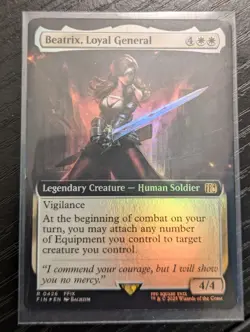 MTG Beatrix, Loyal General (Extended Art) Final Fantasy Foil - Image 1