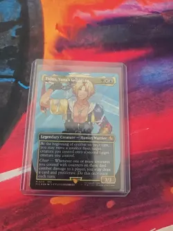 MTG - Tidus, Yuna's Guardian (Borderless) Commander: Final Fantasy SURGE FOIL ðŸ”¥ - Image 1