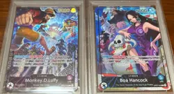PSA 10 Set One Piece Card PSA Magazine Monkey D. Luffy Boa Hancock English Promo - Image 3