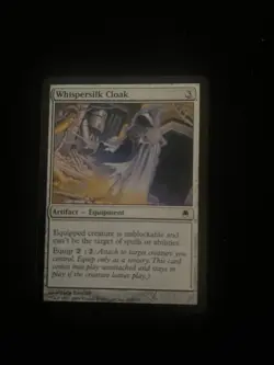 MTG WHISPERSILK CLOAK # 160/165 CARD NEAR MINT FREE SHIP - Image 1