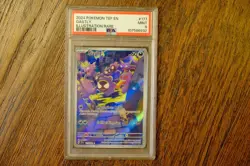 2024 POKEMON TEF EN-TEMPORAL FORCES ILLUSTRATION RARE #177 GASTLY PSA 9 - Image 1