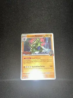 Team Rockets Tyranitar Destined Rivals Pre Release Promo Card 096/182 - Image 2