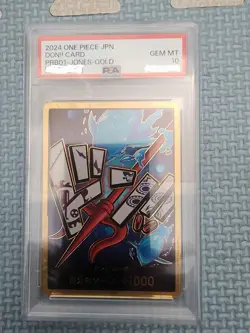 Psa10 Certified One Piece Card Game Don Do Flamingo Yamato Rebecca Kid Hody Secr - Image 4