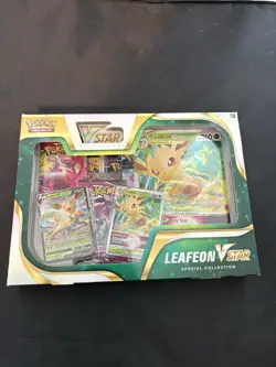 Pokemon Leafeon VStar Special Collection SEALED - Image 1