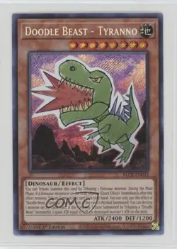 Doodle Beast - Tyranno 1st Ed. YuGiOh Battles of Legends: Crystal Revenge 0ib4 - Image 1