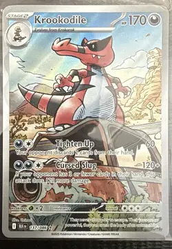 Pokemon Card Game - English - Krookodile  AR 137/086 SV11B Black Bolt - Image 1