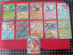 Pokemon TCG Black Bolt White Flare Bundle Ex 11 x Cards - Image 1