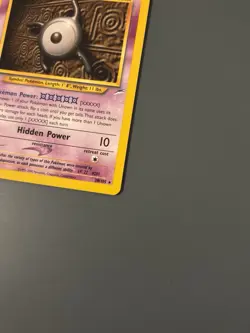 Pokemon TCG 2002 Neo Destiny: Unown X 30/105 - Non-Holo Rare Card - LP - Image 5