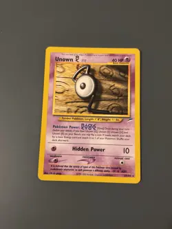 Pokemon TCG 2002 Neo Destiny: Unown G 27/105 - Non-Holo Rare Card - LP/NM - Image 11