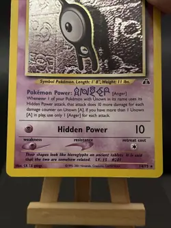 Pokemon Card Unown A 14/75 Neo Discovery Set Rare Holo Played - Image 10