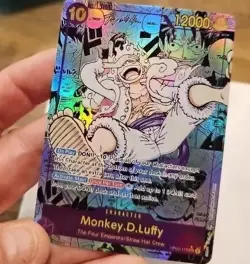 HIGH QUALITY PROXY CARD Monkey D Luffy Manga Rare English - Image 1