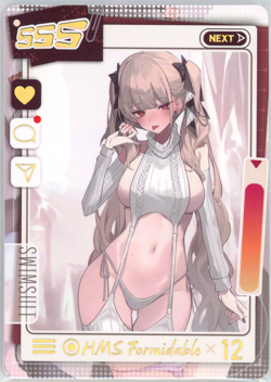 ❤️FORMIDABLE - #043/066 - Goddess Story Anime Waifu Card - GENKI PARADE - SSS-12 - Image 4