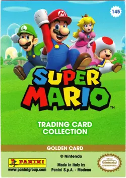 Super Mario card TCG - 145 - Mario - Golden Card - Near Mint / Ex+ - Image 2