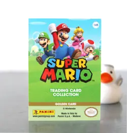 Super Mario card TCG - 145 - Mario - Golden Card - Near Mint / Ex+ - Image 4