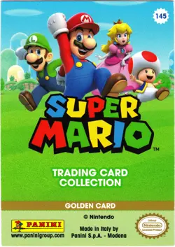 Super Mario card TCG - 145 - Mario - Golden Card - Near Mint / Ex+ - Image 6