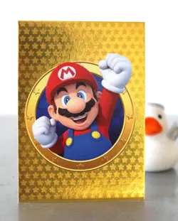 Super Mario card TCG - 145 - Mario - Golden Card - Near Mint / Ex+ - Image 7