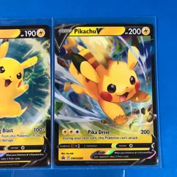 Pokemon Pikachu 5 Card Lot Black Star Promo- VMax V SWSH286 SWSH198 SWSH285 - Image 11