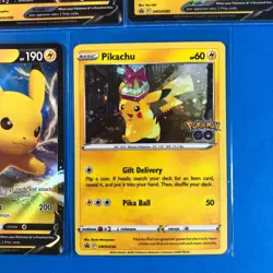Pokemon Pikachu 5 Card Lot Black Star Promo- VMax V SWSH286 SWSH198 SWSH285 - Image 6