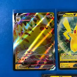 Pokemon Pikachu 5 Card Lot Black Star Promo- VMax V SWSH286 SWSH198 SWSH285 - Image 9