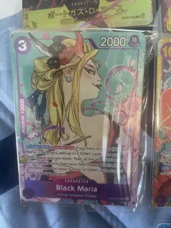 One Piece Cards Leader Secret Alt Art Lot Portugas D Ace Luffy Kaido Maria NM - Image 6