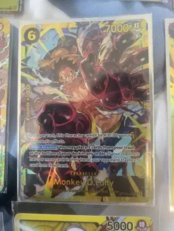 One Piece Cards Leader Secret Alt Art Lot Portugas D Ace Luffy Kaido Maria NM - Image 8