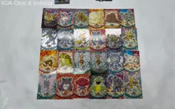 Pokemon Cards A Few In Japanese Mixed Makers Including Topps + Holographic - Image 2
