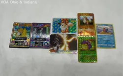 Pokemon Cards A Few In Japanese Mixed Makers Including Topps + Holographic - Image 3