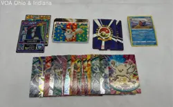 Pokemon Cards A Few In Japanese Mixed Makers Including Topps + Holographic - Image 5