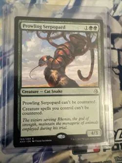 MTG Prowling Serpopard #180 Amonkhet Magic Card English, Near Mint/Mint (NM/M) - Image 1