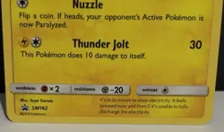 Pokémon Pikachu TCG SM Black Star Promos Holo Card SM162 - Image 4