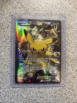 Pokemon Pikachu EX XY124 Generations Black Star Promo Holo Card 2016 NM/LP - Image 5