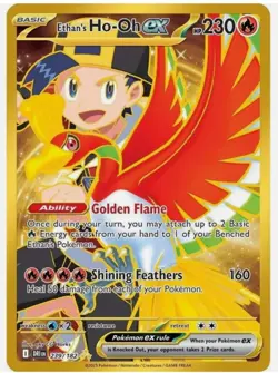 Ethan's Ho-Oh ex 239/182 - Hyper Rare - Destined Rivals- Pokemon TCG Card - Image 2
