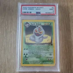 PSA 9 Dark Arbok Holo Rare Team Rocket 2/82 Pokémon TCG Card Slab - Image 3