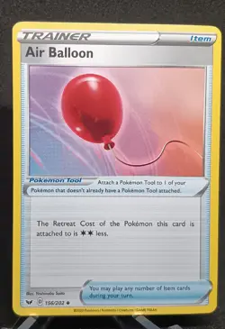 Air Balloon Pokemon Card Tcg 156/202 The Card Is In Perfect Condition. - Image 2