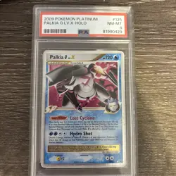 PSA 8 Palkia G LV.X 033 Galactic's Conquest Japanese Holo Pokemon Card 2008 Pt1 - Image 1