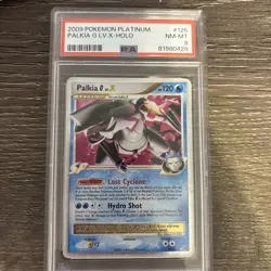 PSA 8 Palkia G LV.X 033 Galactic's Conquest Japanese Holo Pokemon Card 2008 Pt1 - Image 3