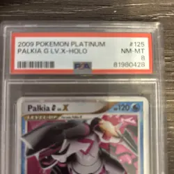 PSA 8 Palkia G LV.X 033 Galactic's Conquest Japanese Holo Pokemon Card 2008 Pt1 - Image 4