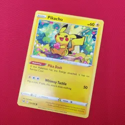 052/196 Pikachu Lost Origin Pokémon TCG Card Sword & Shield SWSH 2022 - Image 2