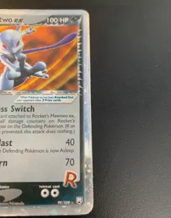 Pokemon Card Team Rocket's Mewtwo EX -Holo-99/109 -Rocket EX Returns-ENG-LP - Image 11
