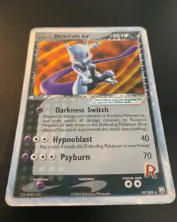 Pokemon Card Team Rocket's Mewtwo EX -Holo-99/109 -Rocket EX Returns-ENG-LP - Image 13