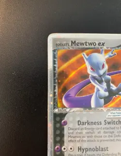 Pokemon Card Team Rocket's Mewtwo EX -Holo-99/109 -Rocket EX Returns-ENG-LP - Image 3