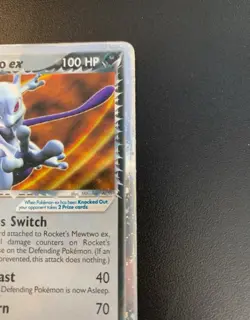 Pokemon Card Team Rocket's Mewtwo EX -Holo-99/109 -Rocket EX Returns-ENG-LP - Image 4
