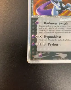 Pokemon Card Team Rocket's Mewtwo EX -Holo-99/109 -Rocket EX Returns-ENG-LP - Image 6