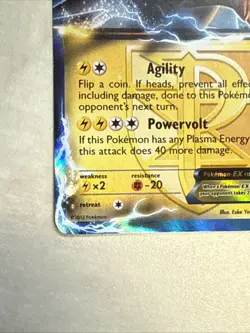 Pokemon Zapdos EX TCG Plasma Storm Ultra Rare Holo Card 48/135 LP - Image 5