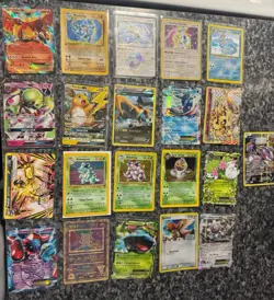Vintage Pokemon Card Lot of 21 Cards MP-DMG Base Set 1 & 2, EX, GX, 1st Ed, etc. - Image 1
