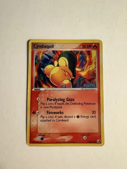 Pokémon TCG Cyndaquil EX Unseen Forces 54/115 Stamped Reverse Holo MP. - Image 1