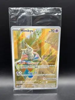 Mimikyu Pokemon Center Exclusive 075 SEALED SV Scarlet & Violet Promo - Image 1