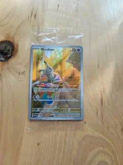 Mimikyu Pokemon Center Exclusive 075 SEALED SV Scarlet & Violet Promo - Image 1